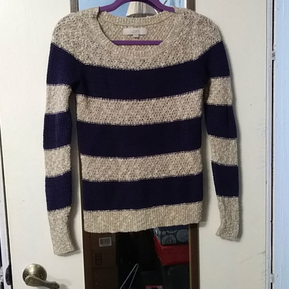 Loft Stripe Knitted Sweater